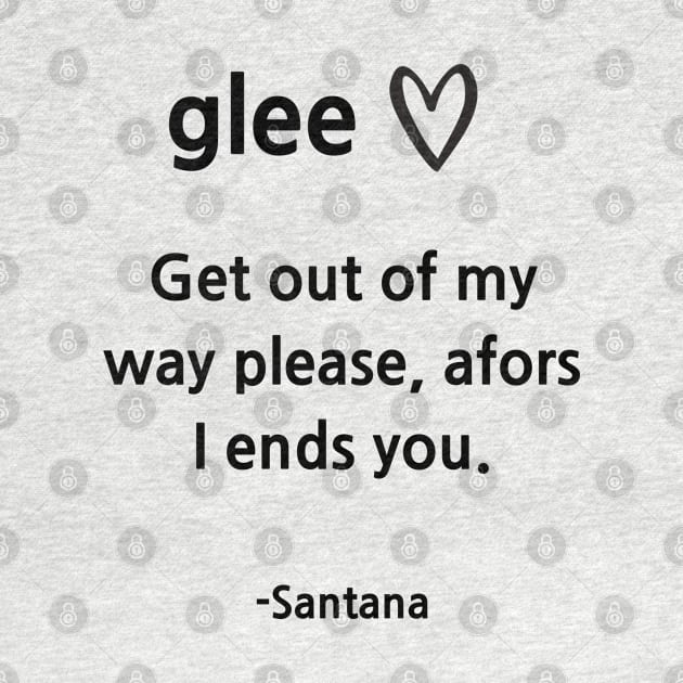 Glee/Santana by Said with wit